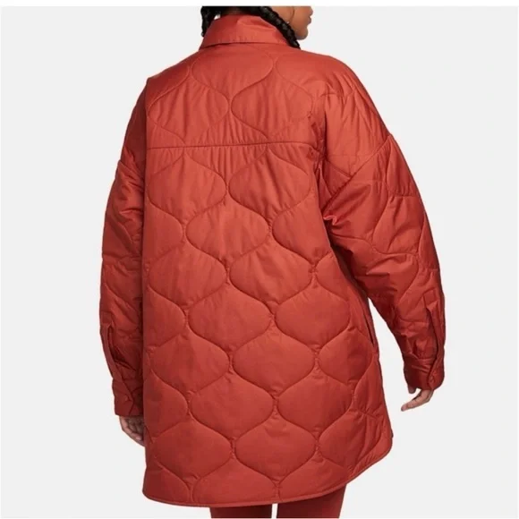 Nike Women's Essential Sportswear Quilted Trench Size Small Medium Large$165 - Picture 2 of 9